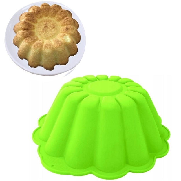 Forma din silicon, Zola®, pentru coacerea prajiturilor, 24x8 cm, verde Forma din silicon, Zola®, pentru coacerea prajiturilor, 24x8 cm, verde